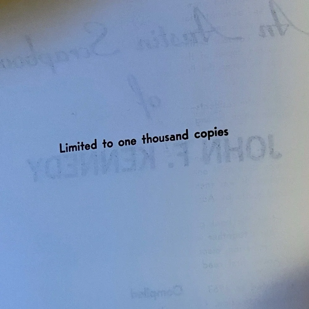 An Austin Scrapbook of John F. Kennedy 1964 Limited 1st Ed Signed By Author